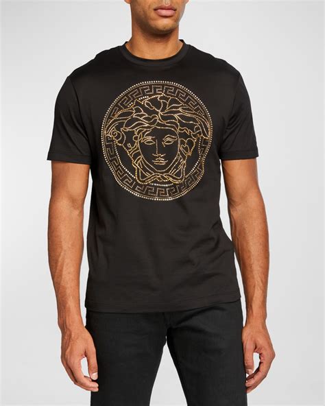 t shirt versace medusa oro|versace medusa t shirt men.